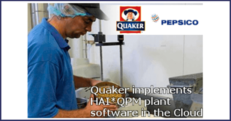 Quaker Pepsico HAI software nieuwsitem